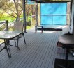 Spacious deck